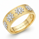 Aliança Star Com Diamante