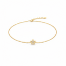 Tornozeleira Vega Ouro 18k